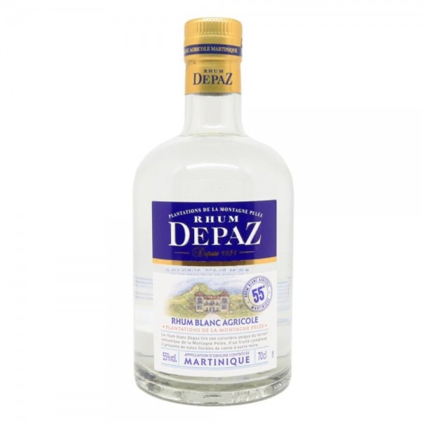DEPAZ - RHUM BLANC AGRICOLE - LA MONTAGNE - 70cl