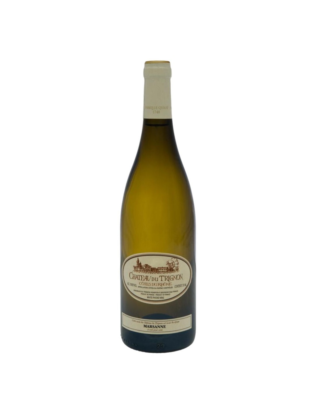 photo Cotes du Rhone Marsanne Chateau Trignon 2022