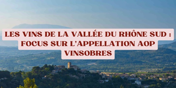 Les vins de la Vallée du Rhône Sud : Focus sur l’appellation AOP Vinsobres